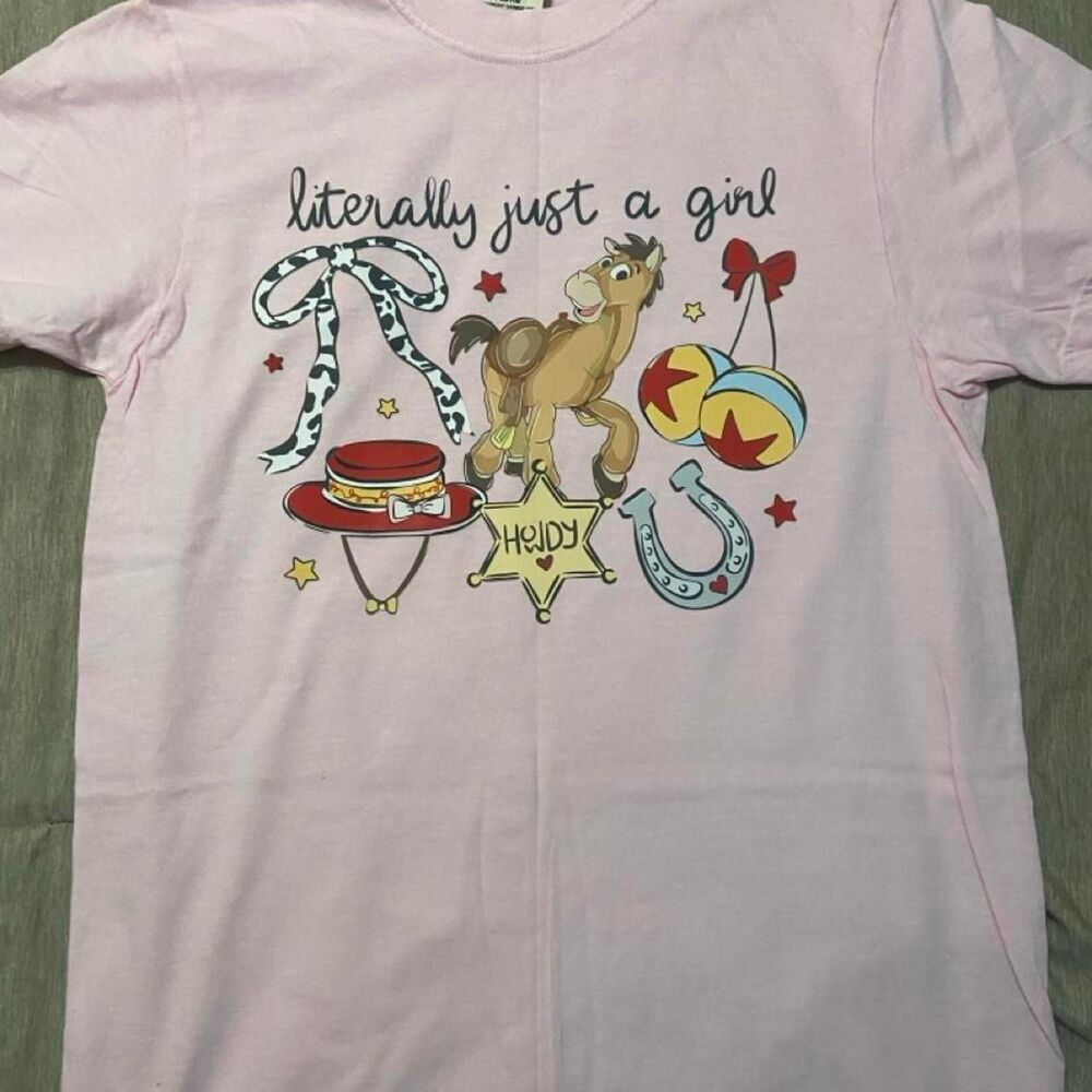 Disney Jessi comfort colors Pink T-shirt